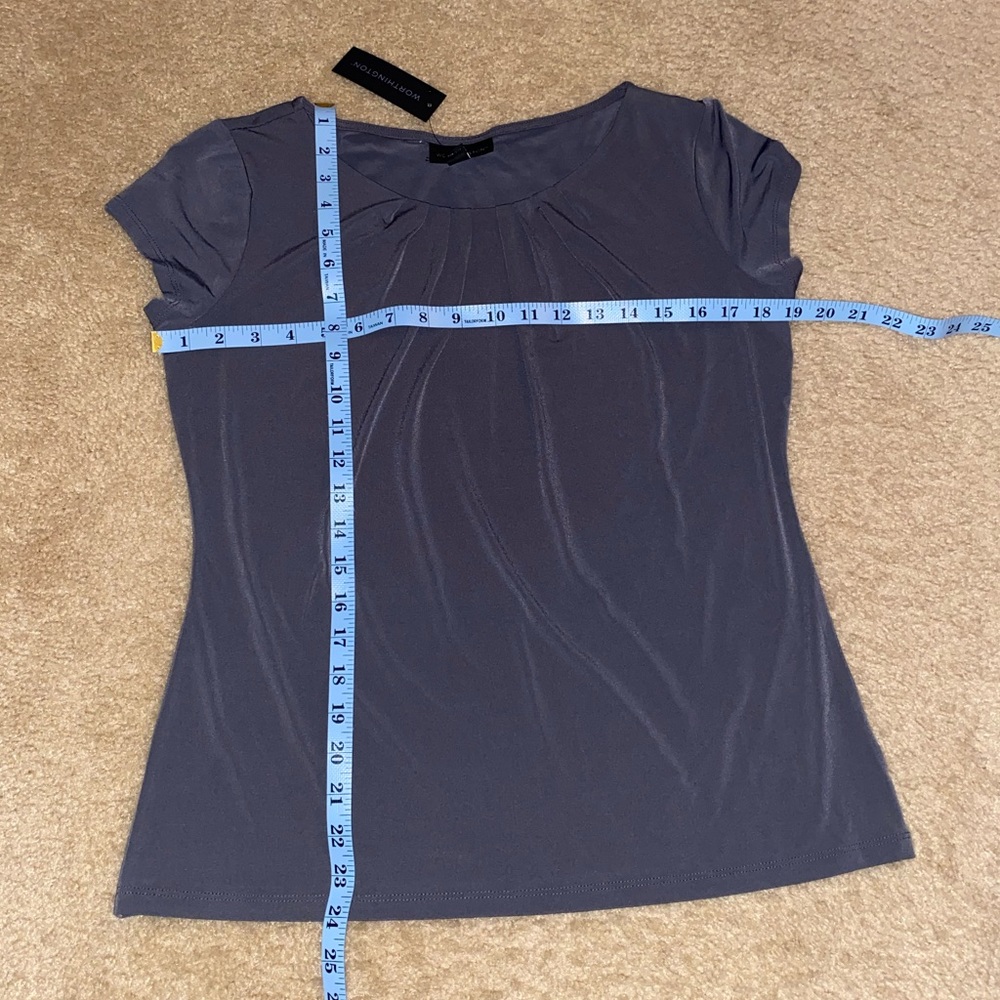 🩶♦️NWT Worthington Iron Silky Top🩶 - Picture 8 of 10